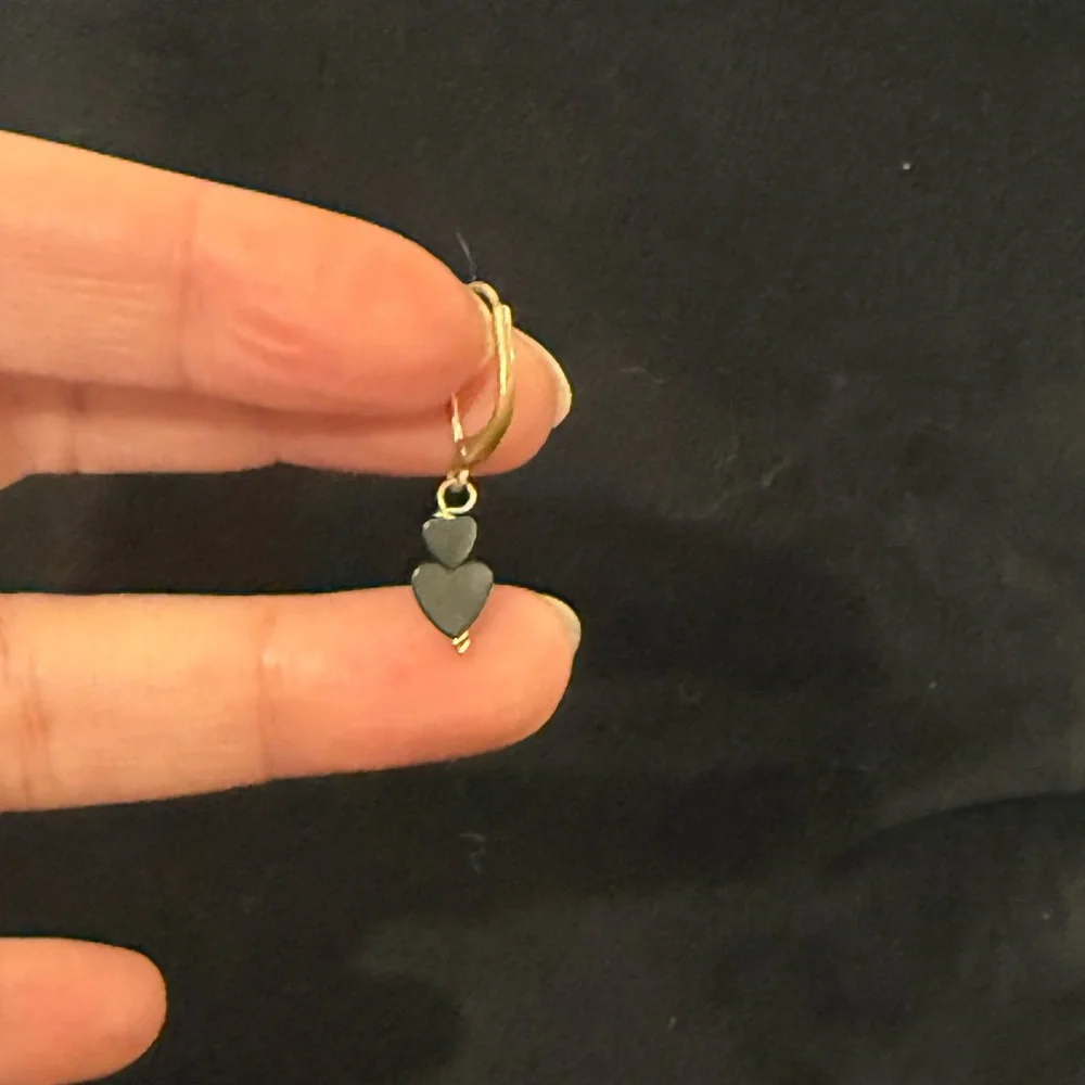 Delicate dangly earrings, set of 4 - Picture 3 of 9